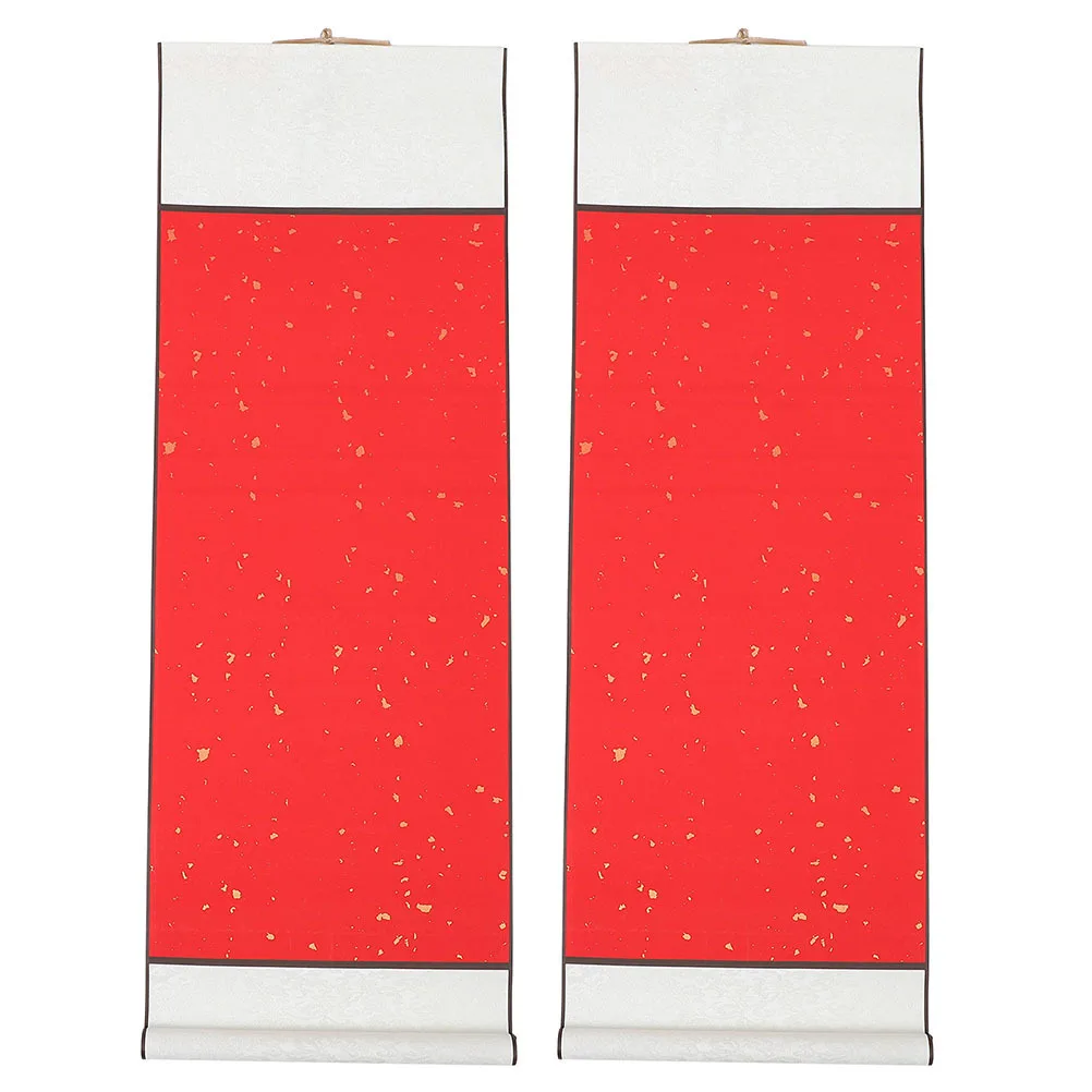 2 قطعة مخطوطات معلقة فارغة ورق الخط الصيني للرسم ممارسة الرسم لوازم الفن لوحة الرسم ديكور