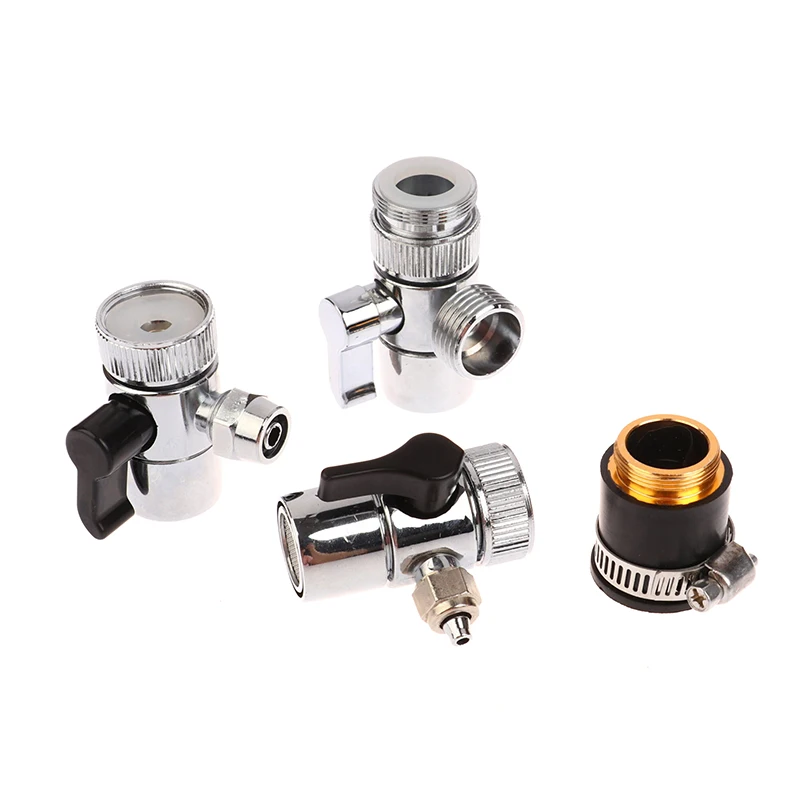 New Alloy Faucet Fitting Diverter Pipe Single-cut Valve Switching Adapter Tube Connector Water Purifier Water Filter Accessories