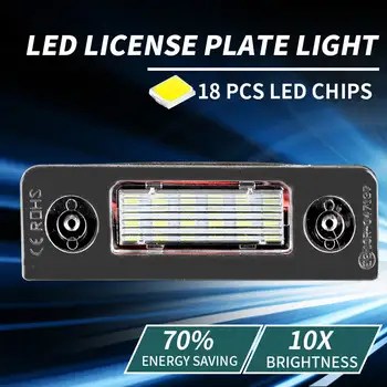 適用於Skoda明銳2改款(2009-2012)、改款車型(2003-2012)及Roomster 5J(2006-2010)的2個CAN總線汽車LED牌照燈 10 最佳銷售 2006年式Skoda明銳 - №4