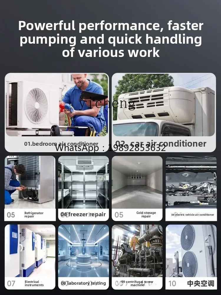 JX vacuum pump air conditioner special multi-functional automotive air conditioner vacuum pump small household air pump