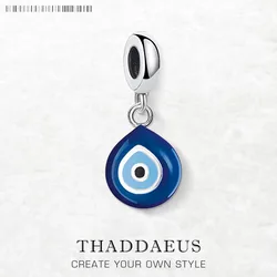 Nazar Eye-colgante de plata de ley 925 para mujer, colgante de protección, joyería fina de verano