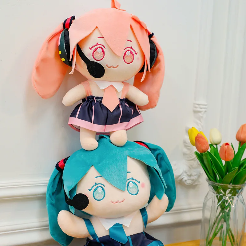 2025年新作 日本のアニメ少女 初音ミク ぬいぐるみ かわいい女の子 ハート人形 ギフト プラッシュドール ホリデーギフト 誕生日プレゼント
