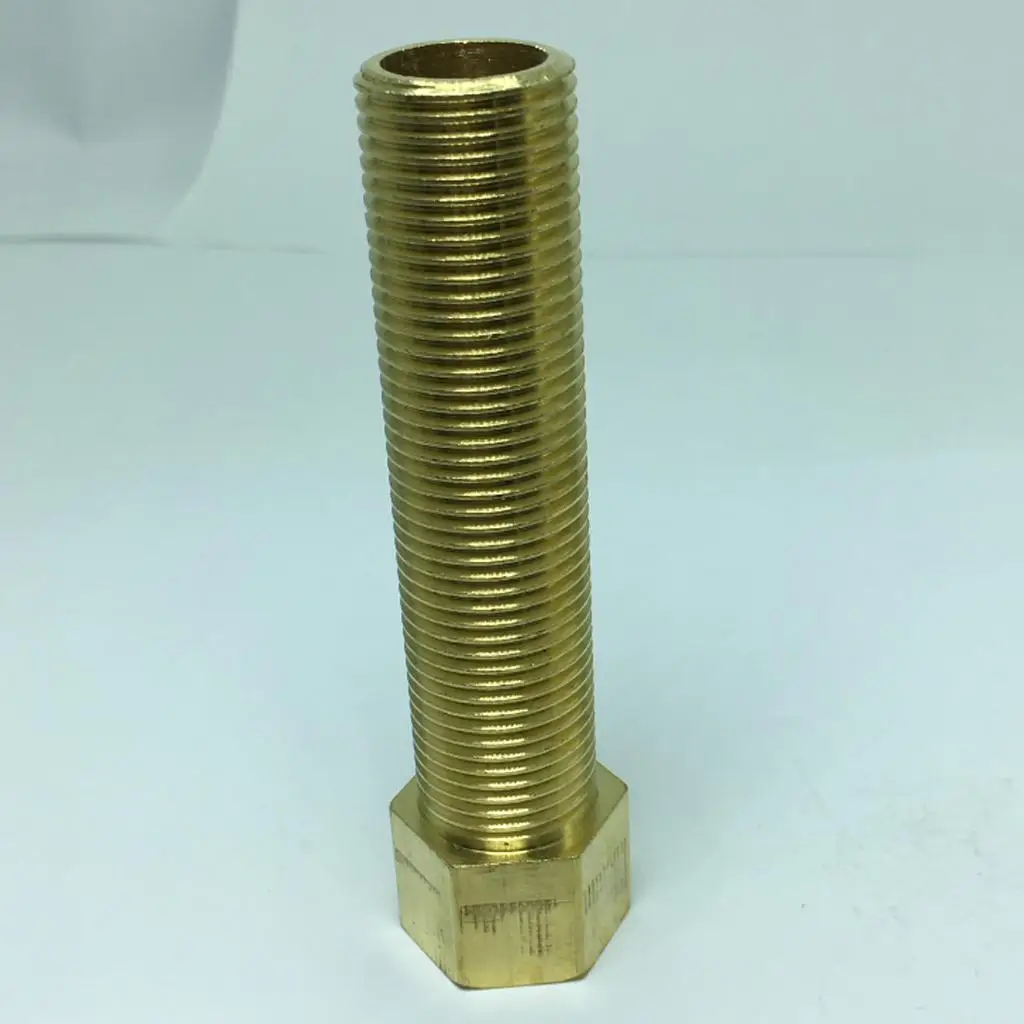 1 Piece 1/2" Brass Male Female Thread Straight Adapter Connector Fitting