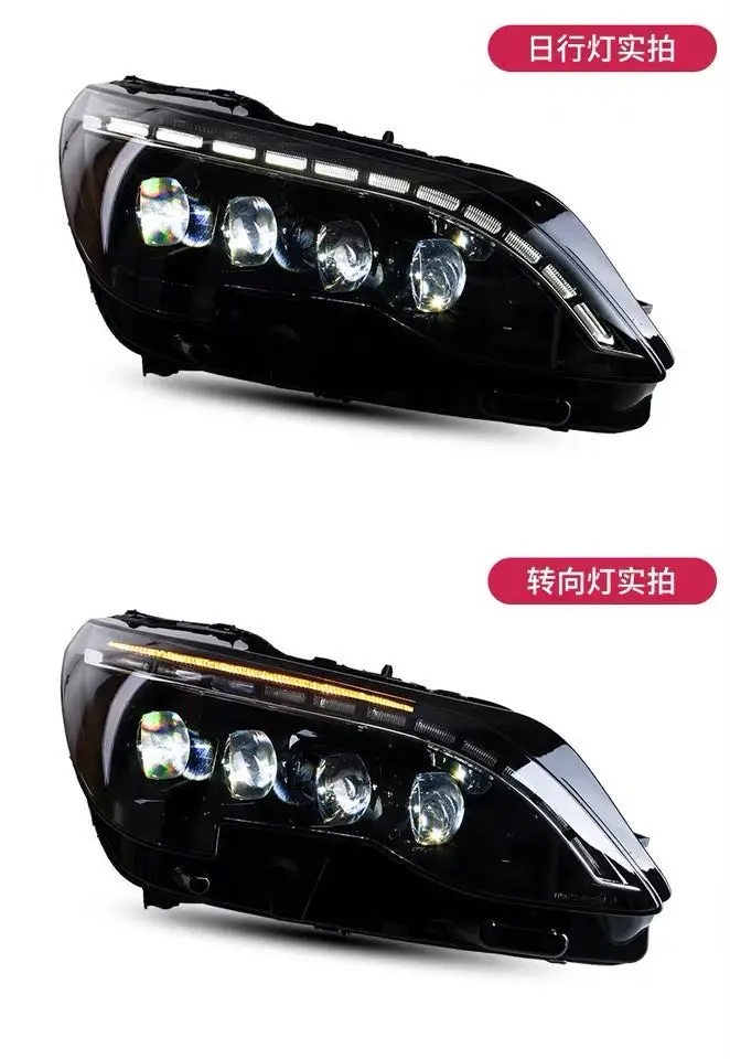 

car bumper headlight for Peugeot 4008 5008 daytime light escape 2017~2019y DRL car accessories LED DRL for 4008 5008 fog light