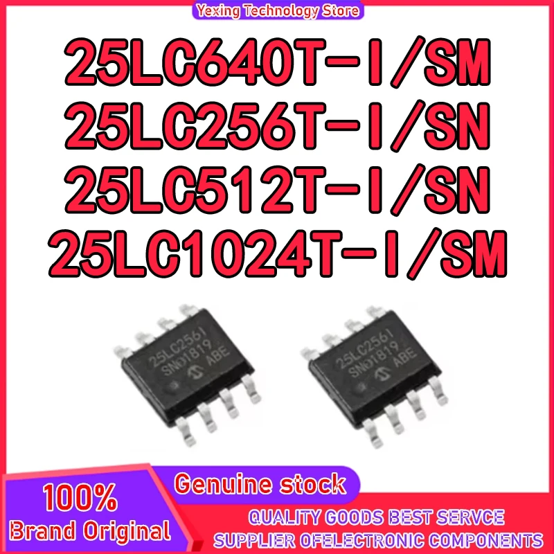 5Pcs 25Lc256T-I/Sn …