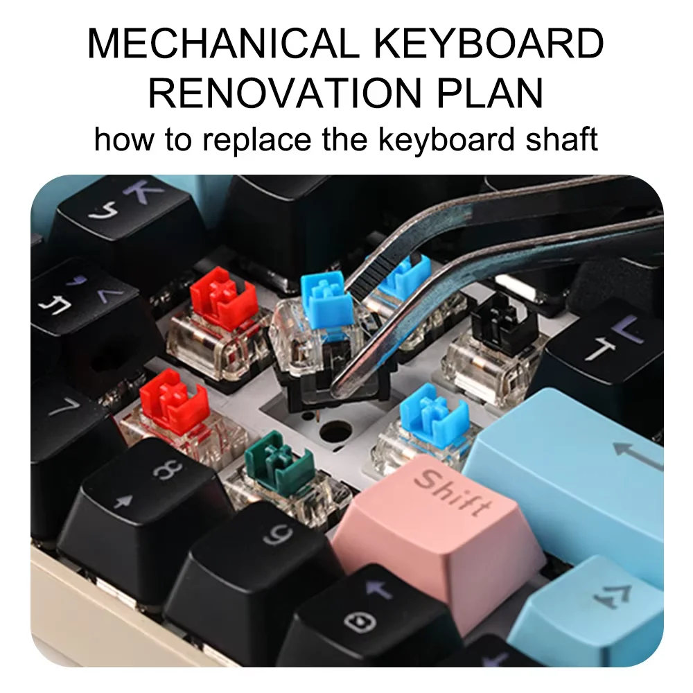 Outemu Dustproof Switch Blue Red Black Brown RGB Clicky Linear Tactile Silent Switches for MX Mechanical Gamer Keyboard Switch image 6