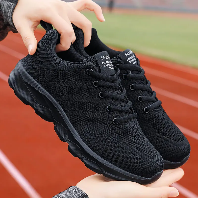 Fashion 2024 New Sneakers For Women Breathable Outdoor Plus Size Women Sneakers Mesh Fabric Lace Up Female Footwear Shoes Women