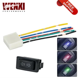 Professional 5 Pin DC 12V 20A Car Power Window Switch With Controller Control Adapter Plug Holder Connector Universal For Cars