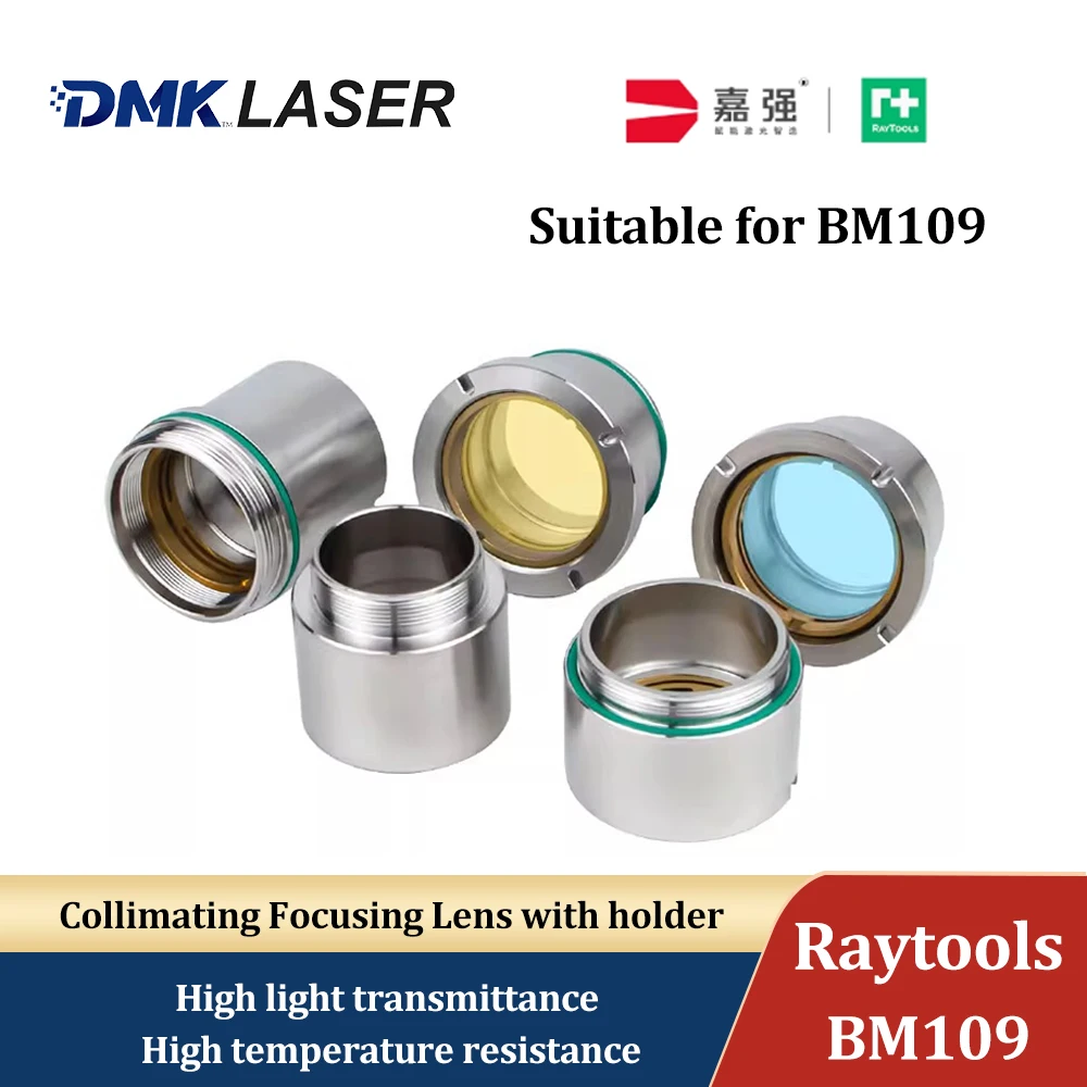 Raytools BM109  Collimating Focusing Lens D28 F100 F125 High Precision 3kW Laser Cutting Head with Holder