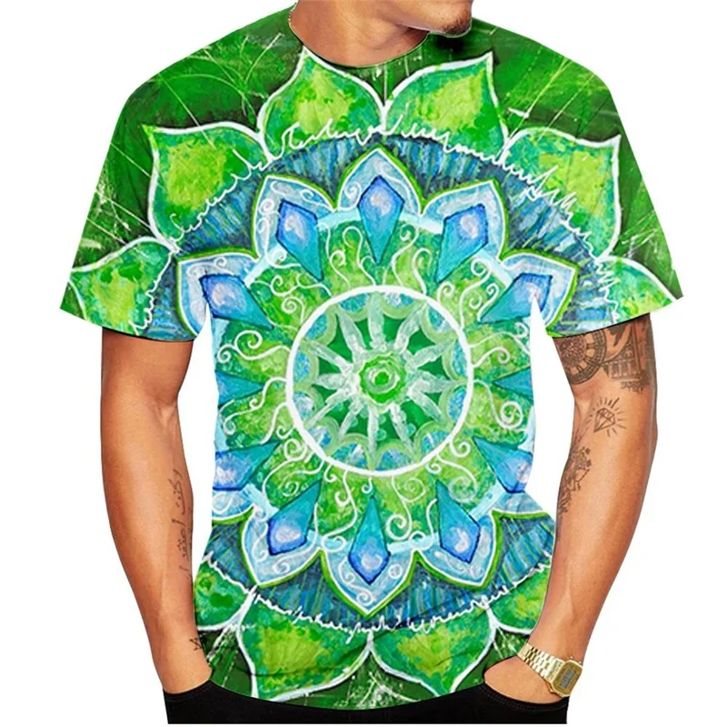 

3d Print Bohemia Graphic T Shirt For Men And Women Summer Casual Short Sleeve T-shirt Tops Kids Tshirts Tops Streetwear