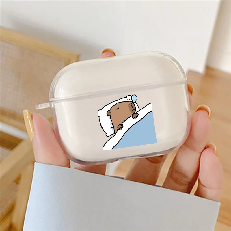 Funda bonita con dibujos de dinosaurios para auriculares Apple AirPods 4, 3, 2, 1, Fundas protectoras suaves y transparentes para AirPods Pro 2, fundas de animales