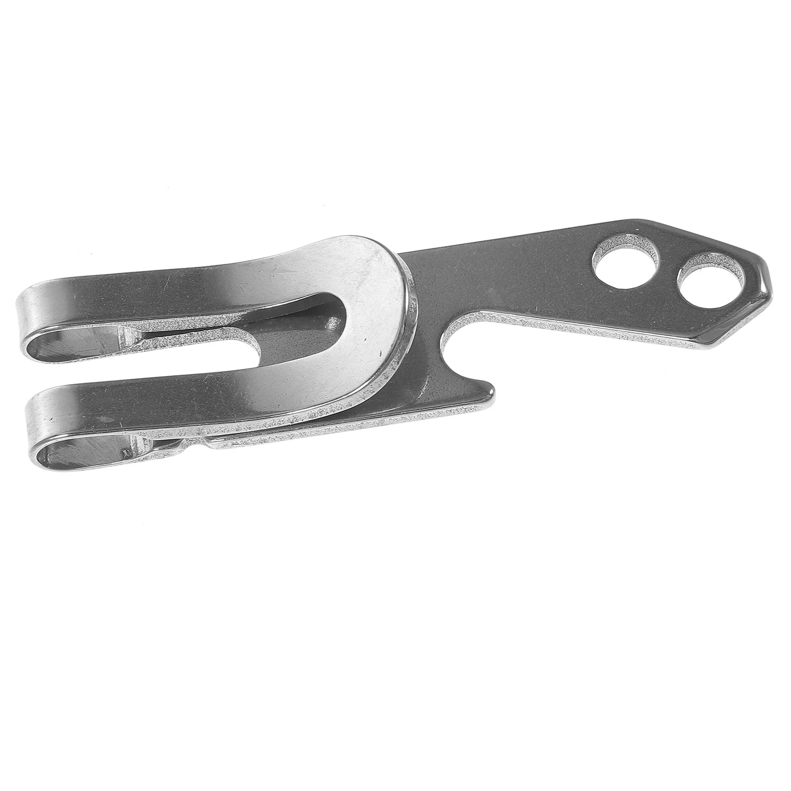 

Multifunction Camping Tool Stainless Steel Silver Compact Bottle Opener Money Clip Keychain Pry Tool Waist Belt Holder