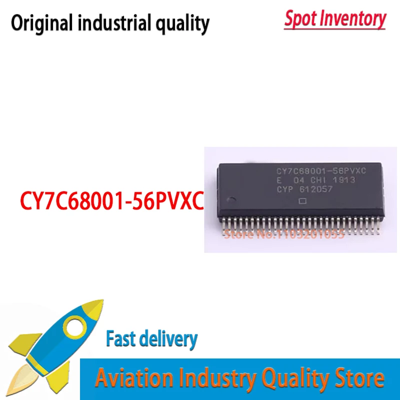 5~10PCS/LOT CY7C68001-56PVXC CY7C68001 SSOP56 100% New Original Spot stock In Stock