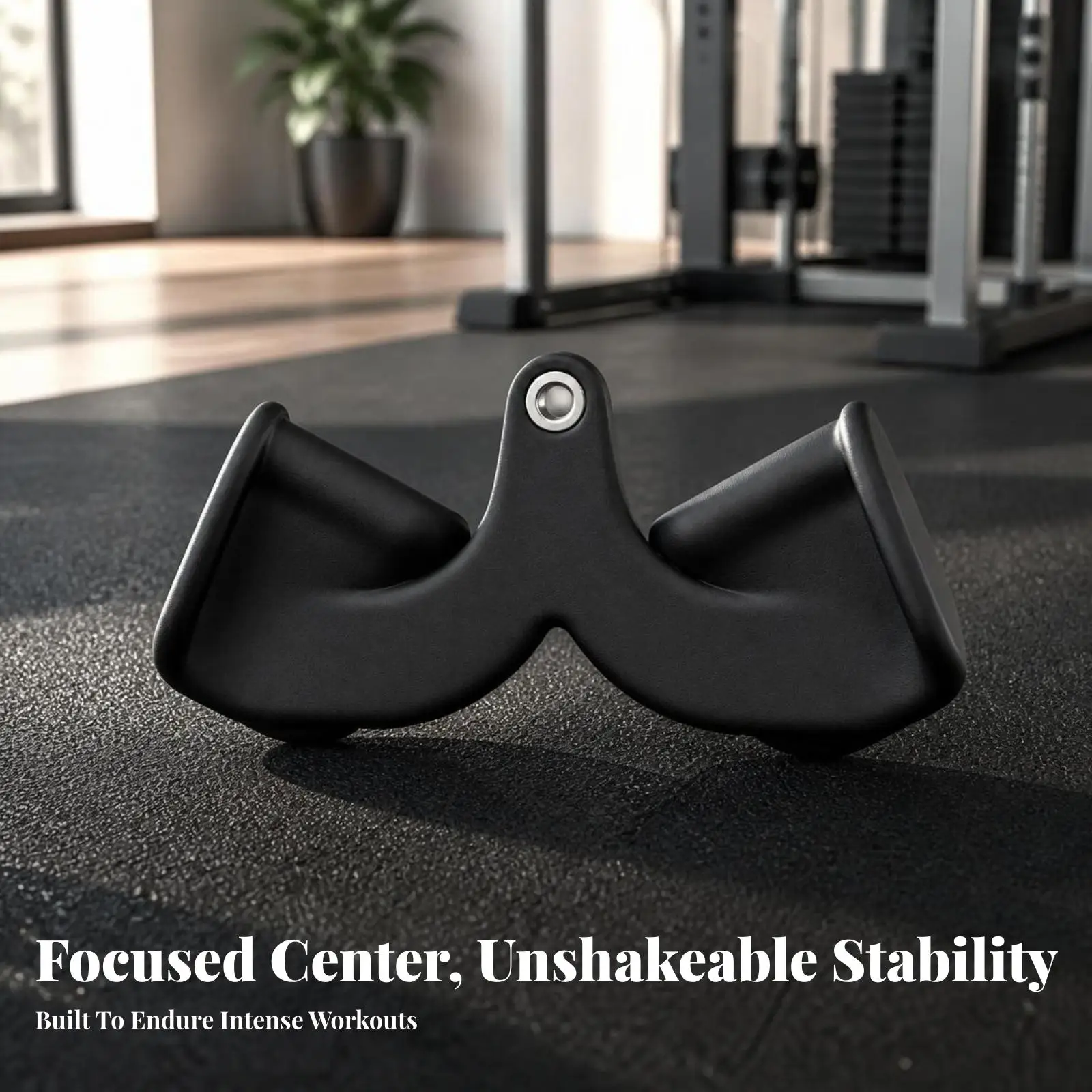 PVC Coated Narrow Grip Handle for Cable Machine Pulley Attachment Strength Equipment Accessory for Upper Body Workout and Gym