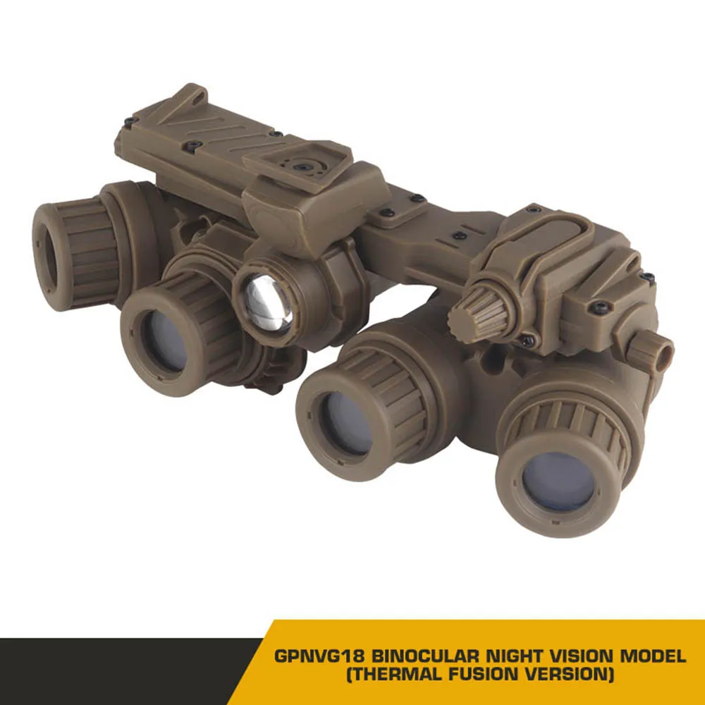 GPNVG 18 Binocular Night Vision Goggle Thermal Fusion Version Tactical Helmet Accessories NVG DUMMY Model Props