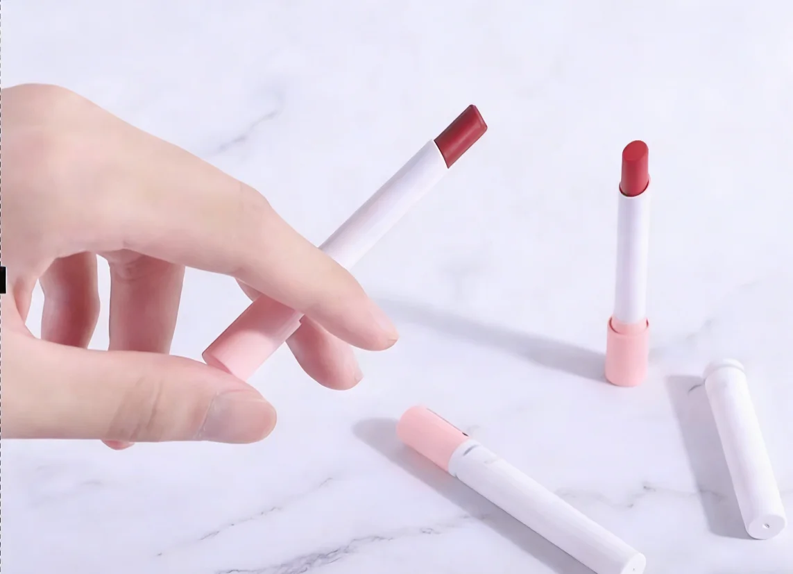 4 Pcs/Set Cigarette Lipstick Set Matte Lip Gloss Long Lasting Waterproof Nude Lip Tint Makeup Cosmetics