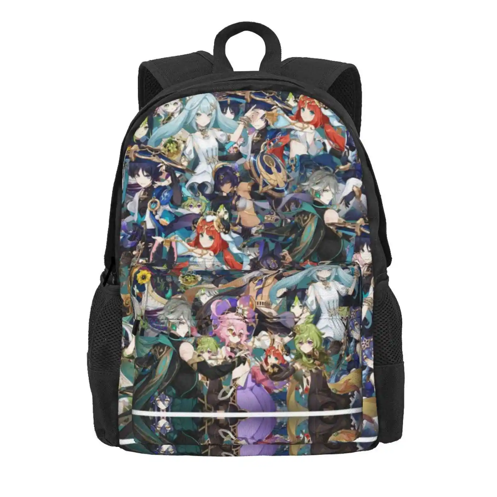 Genshin Impact Game Sumeru All Characters Latest 2023 Collage Hot Sale Schoolbag Backpack Fashion Bags Genshin Impact Game