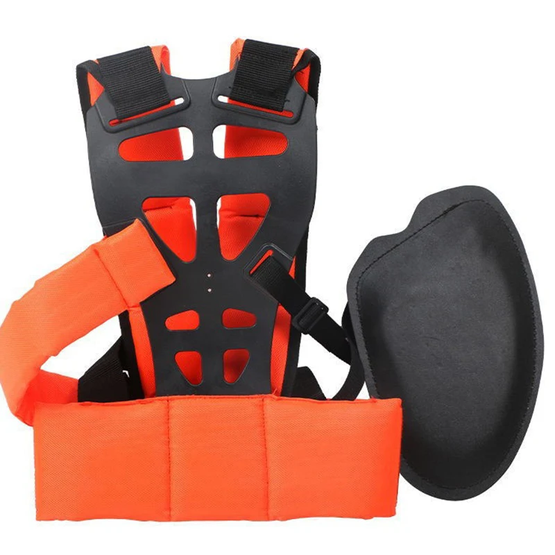 Double Shoulder Strap New Lawn Mower Harness Strap Adjustable Grass Trimmer Strap Double Shoulder Labor Saving Pruner Belt