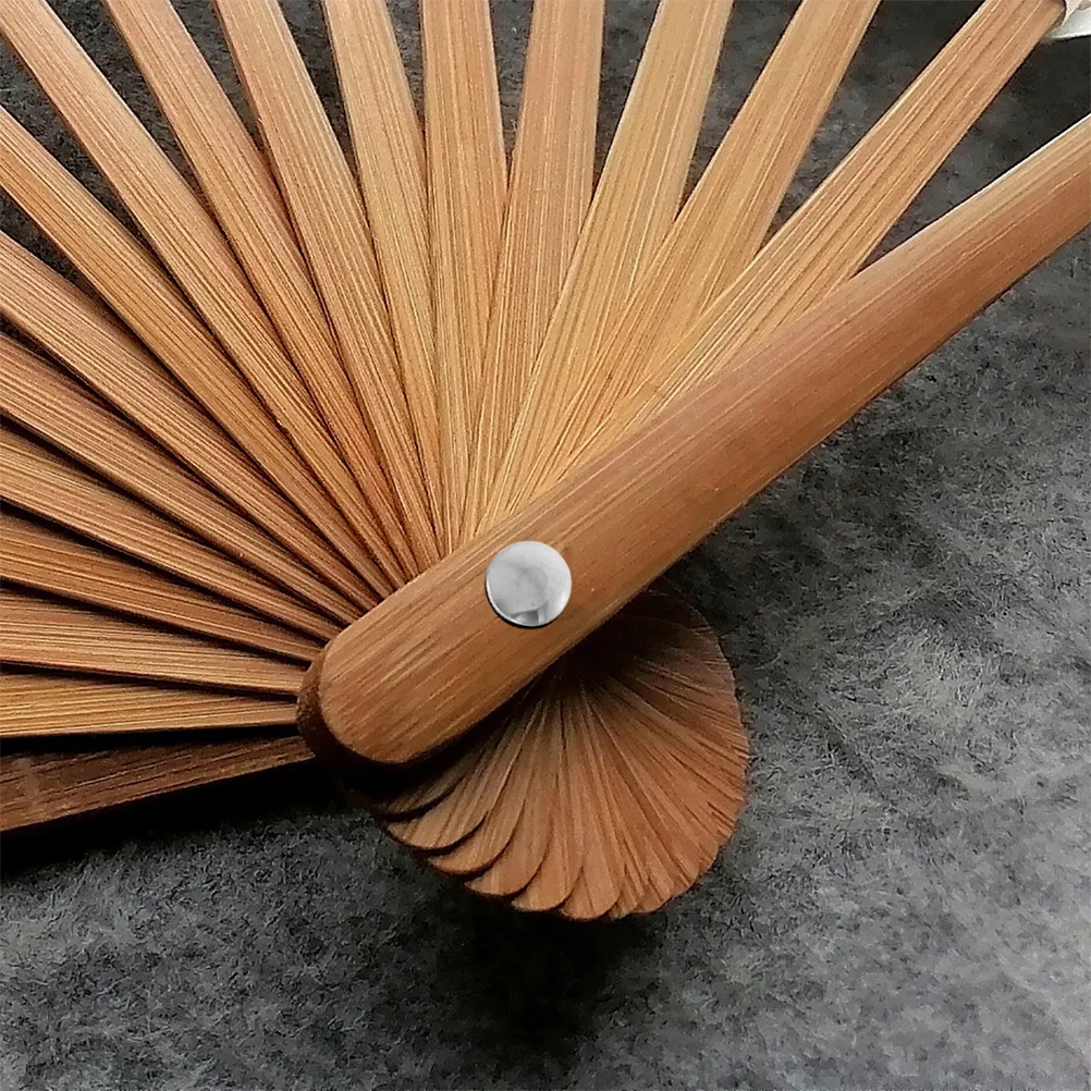 

10Sets Durable Hand Fan Shaft Rivets Nuts Repair Kit Cloth Fans DIY Accessories Silver Folding Fan Nails