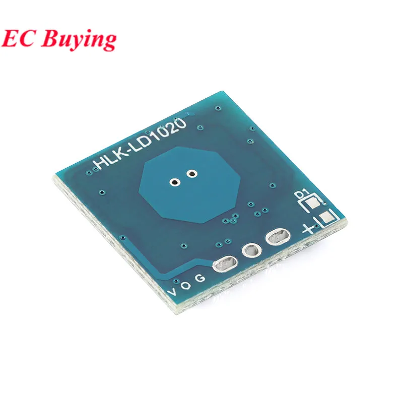 20 قطعة/1 قطعة HLK-LD1020 10 جرام ذكي الإنسان الميكروويف التعريفي الرادار وحدة 10.525 جيجا هرتز منخفضة الطاقة مايكرو استشعار الحركة كشف #3