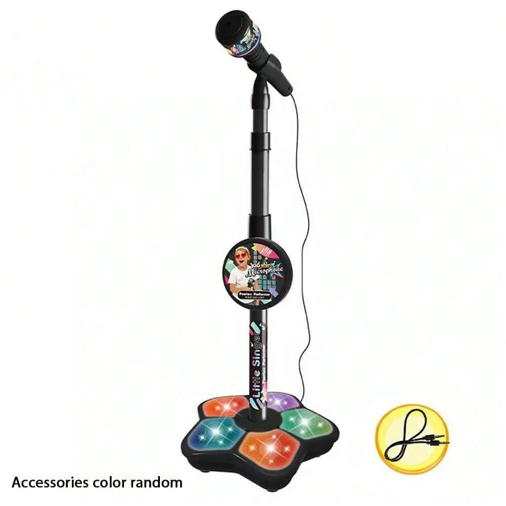 Microfoonstandaard voor kinderen, draagbare karaoke-elektronica voor kinderen, duurzame party-karaoke-microfoonstandaard, karaoke-machine voor kinderen