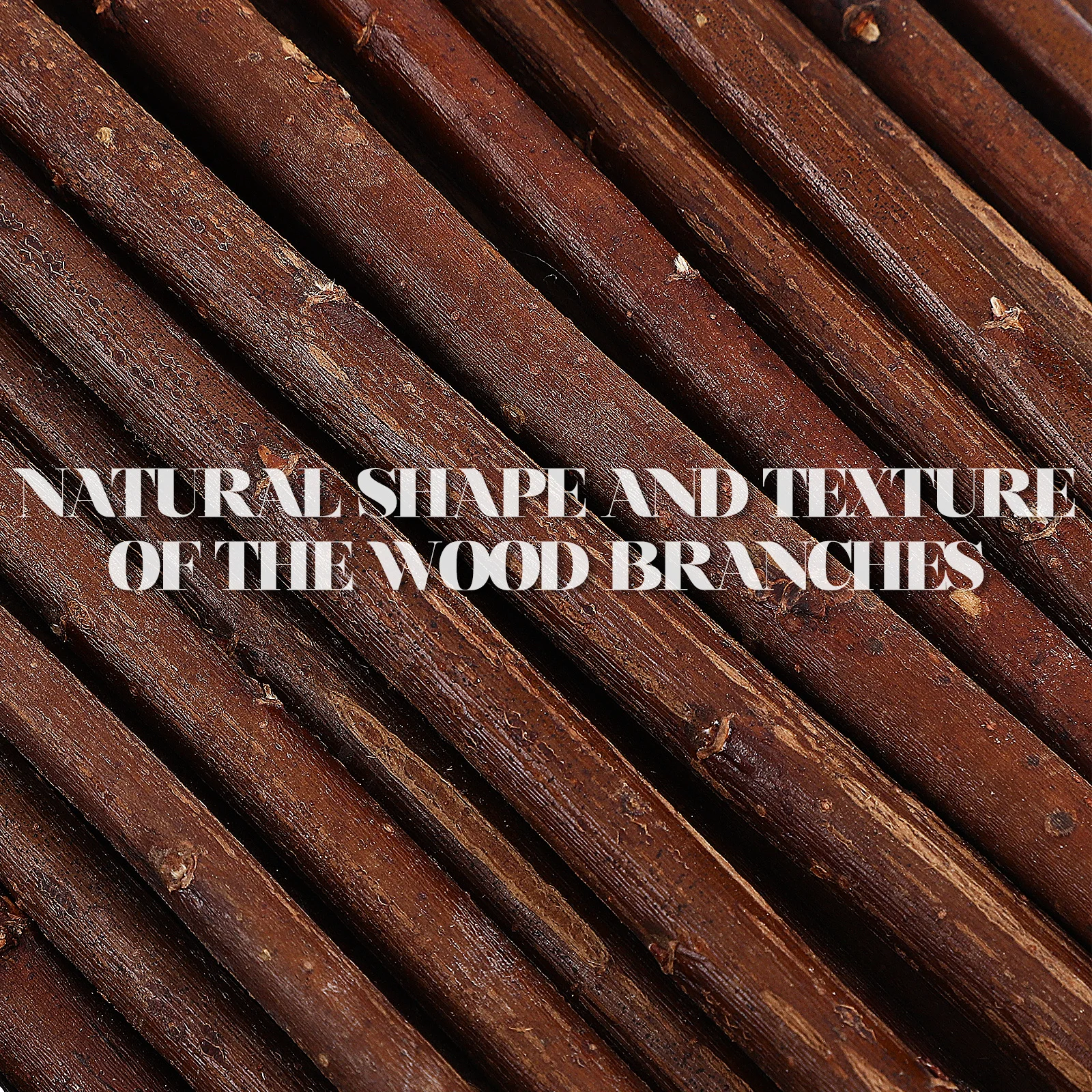 

50Pcs Wood Sticks Dry Branches Material Decorative Logs DIY Wood Twigs Sticks Vase Craft Accessories Home Decor