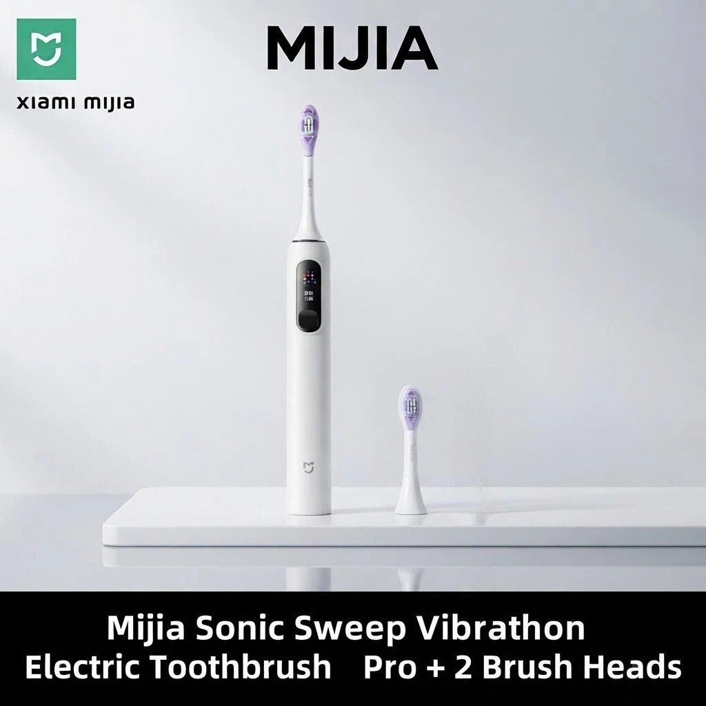 MIJIA Sonic Electric Toothbrush Pro Smart Tooth Surface Recognition Digital Display Teeth Whitening Oral Care