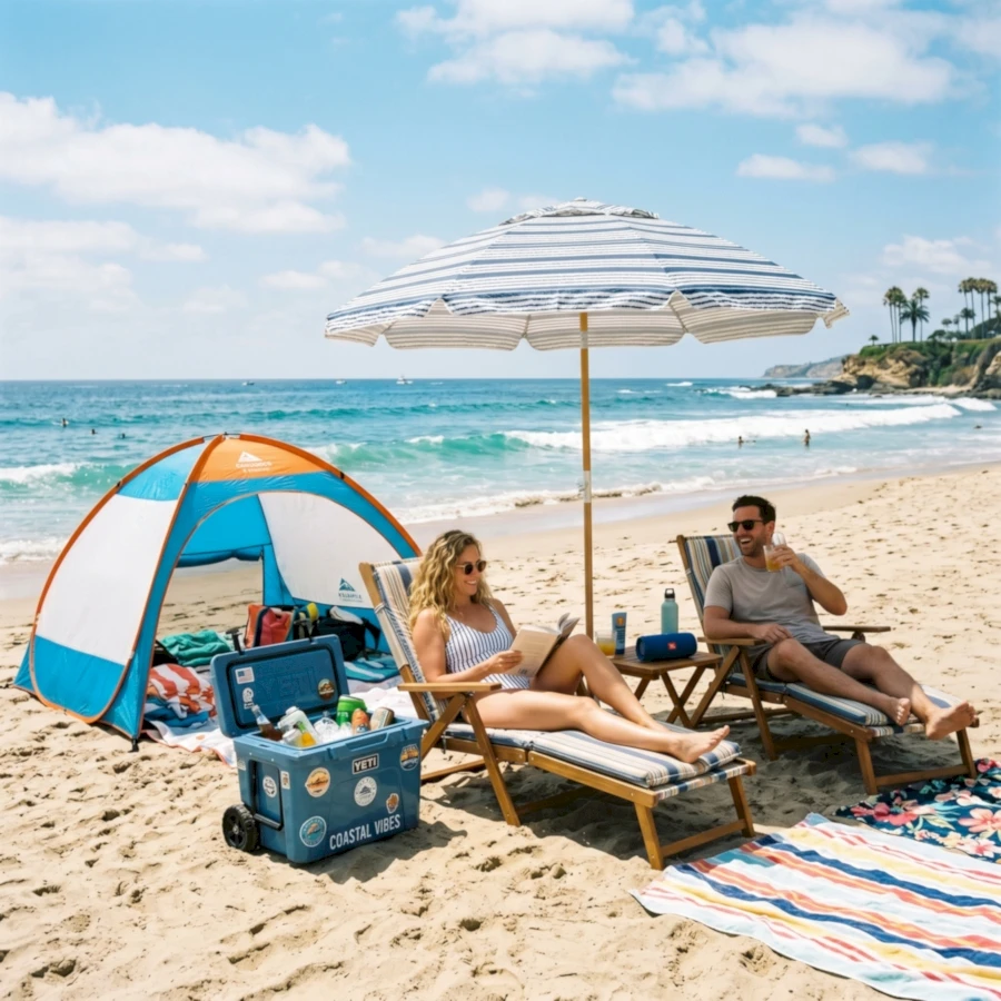Equipamentos de praia para curtir com conforto