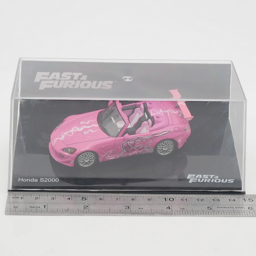 

IXO 1:43 Scale Diecast Alloy Pink Honda S2000 Convertible Toys Cars Model Classics Nostalgia Adult Gifts Souvenir Static Display