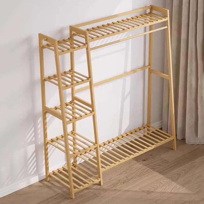 رفوف معطف داخلية لللباس، منظم خشبي بسيط، رفوف معطف موفرة للمساحة، خزائن حائط، أثاث قاعة المدخل Perchero #5