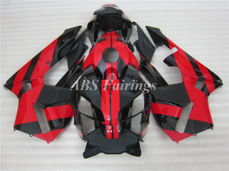 Kit de carenados de Motor completo ABS, carrocería personalizada en rojo y negro, para HONDA CBR600RR F5 2005 2006 05 06, 4 regalos