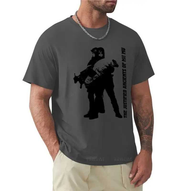 جديد وصول موضة الوزن الثقيل رائجة البيع Klf مبرر القدماء من Mu Mu تي شيرت تي شيرت قصير الأولاد الأبيض تي شيرت أنيمي جلطة #4