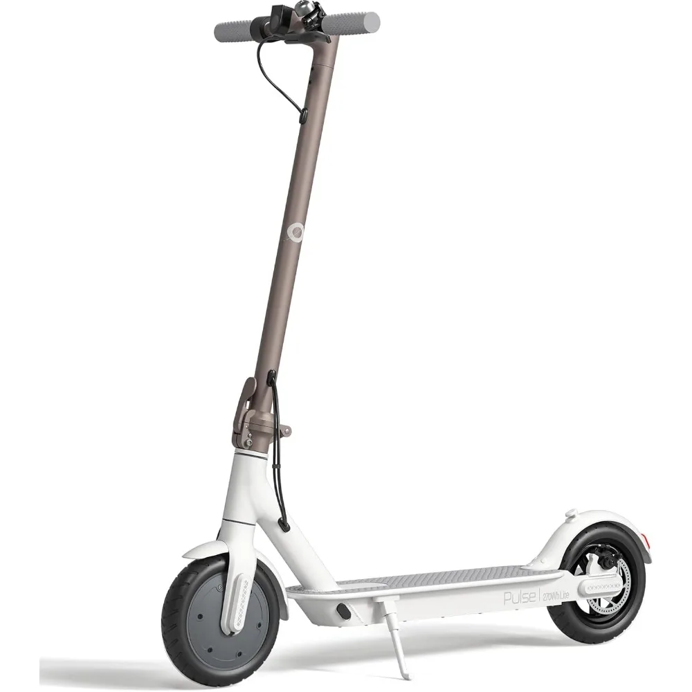 

Electric Scooter,10 Inch Tires, 350W Motor 19 Mph Speed,21 Miles Max Range Foldable Commute E-Scooter with Dual Braking System