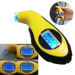Auto Motorcycle Tyre Pressure Digital Meter Mini Diagnostic Tool Car Styling Detector Tire Pressure Gauge Portable LCD Display