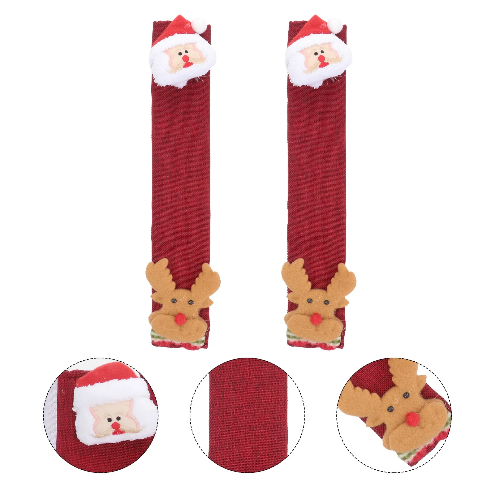 

2Pcs Fridge Door Handle Covers Cloth Protector Kitchen Appliance Handle Covers Soft Warm Cover for Refrigerator Microwave