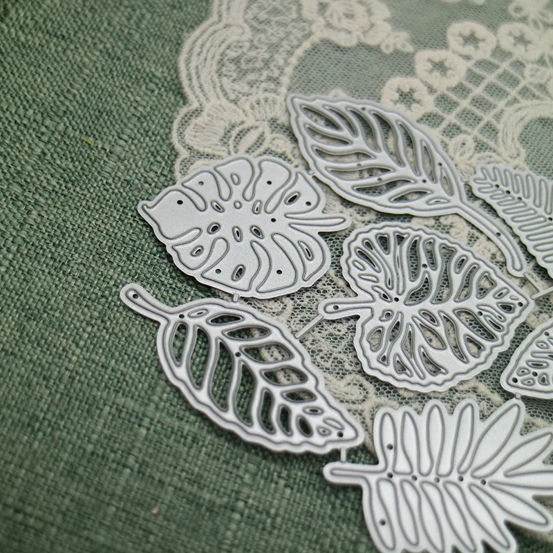 Leaf 7 Cutting Dies Embossing Scrapbook Papercutting Greeting Cards Knife Mold Decorative Crafts Punch Stencil cutting dies 2024