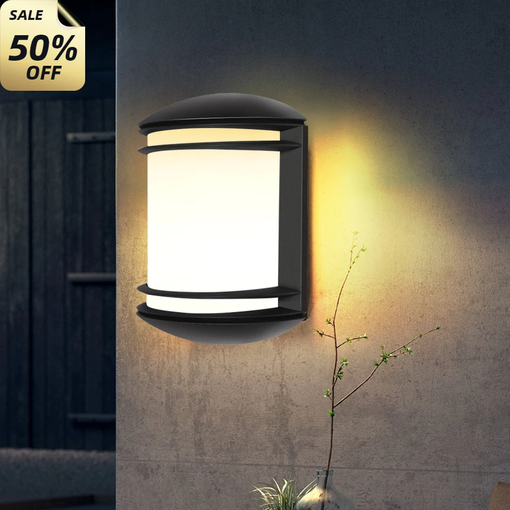 

Outdoor Wall Light External Sconce Lamp Waterproof Balcony Lights Dustproof Garden Terrace Yard Led Lighting Fixture IP65