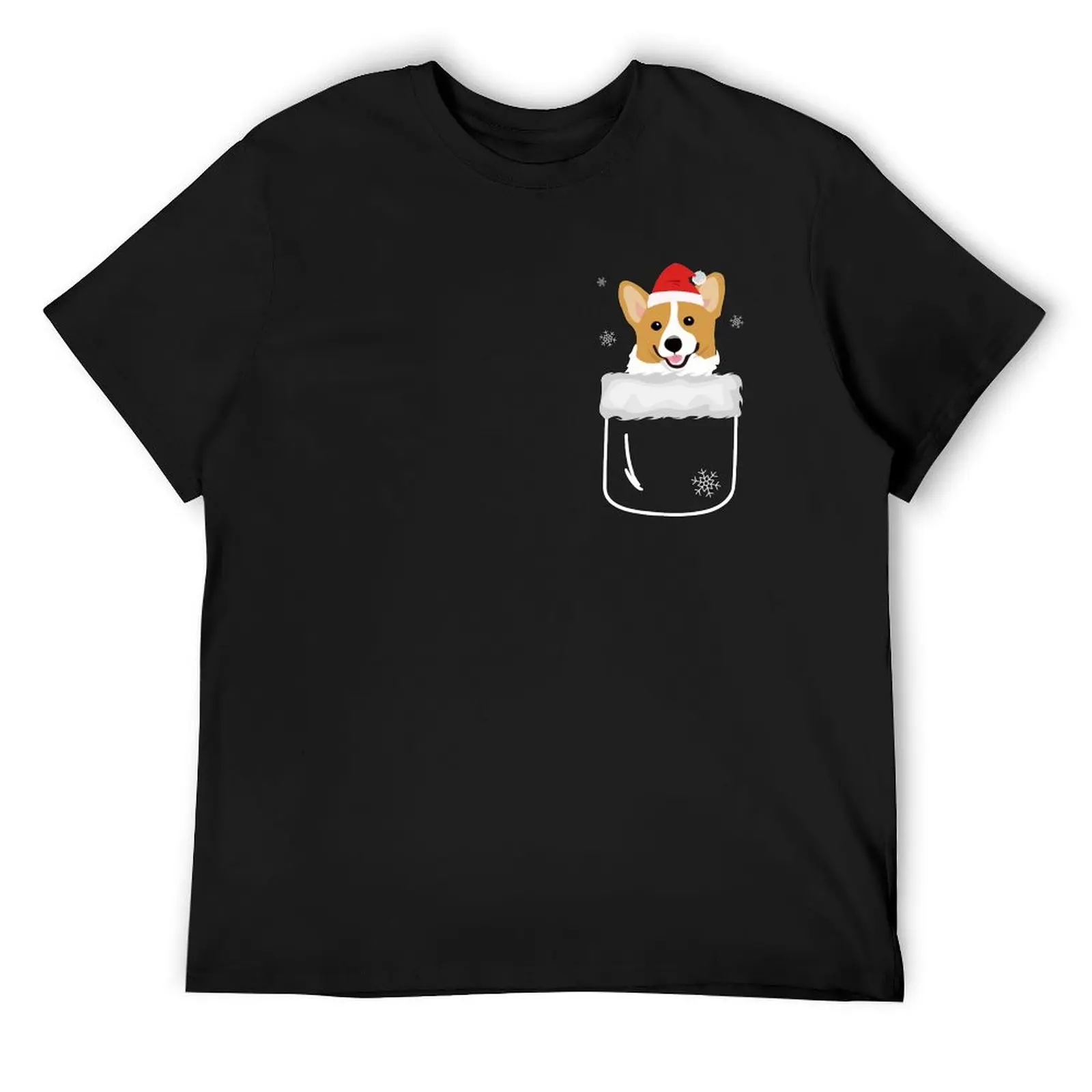 

Corgi In Your Front Pocket Funny Christmas Costume T-Shirt luxury t-shirt vintage clothes anime shirts men