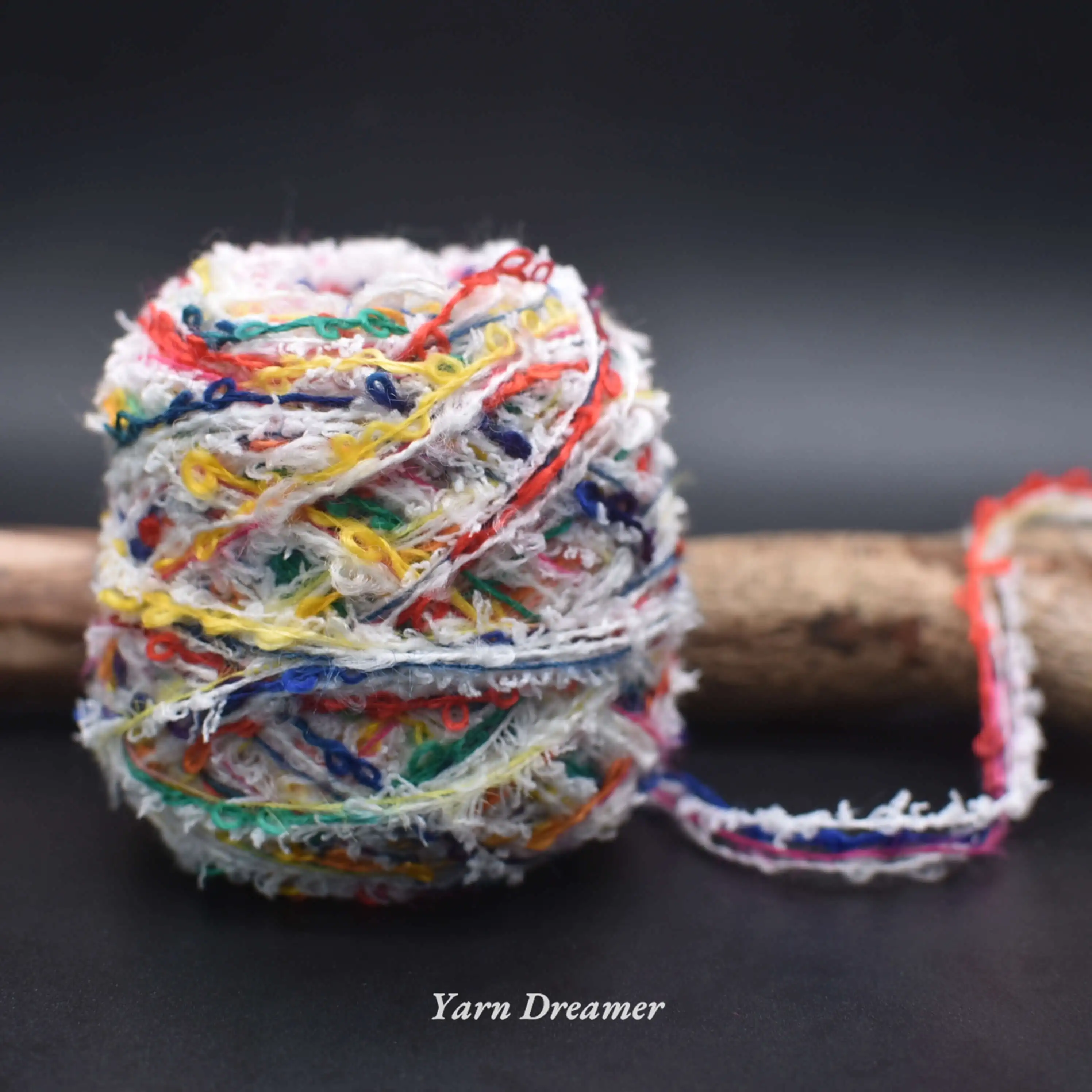 

Colorful Fancy Yarn 100g Crochet Thread Multicolored Rainbow Fluffy Yarn for Crochet Chunky Yarn for Knitting Wool Yarn Art