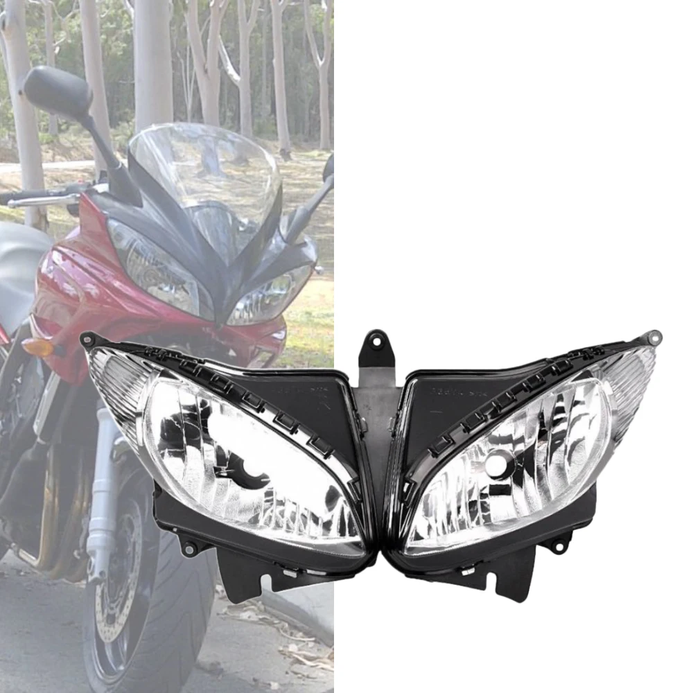 

Передняя фара в сборе, фара для Yamaha FZ6S 2003 2004 2005 2006 2007 2008 2009, корпус передней фары