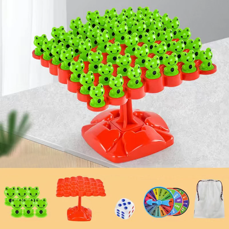 Kinder Frosch Balance Baum Montessori Mathe Spielzeug Eltern-Kind-Interaktion Tabletop Balancing Brettspiel