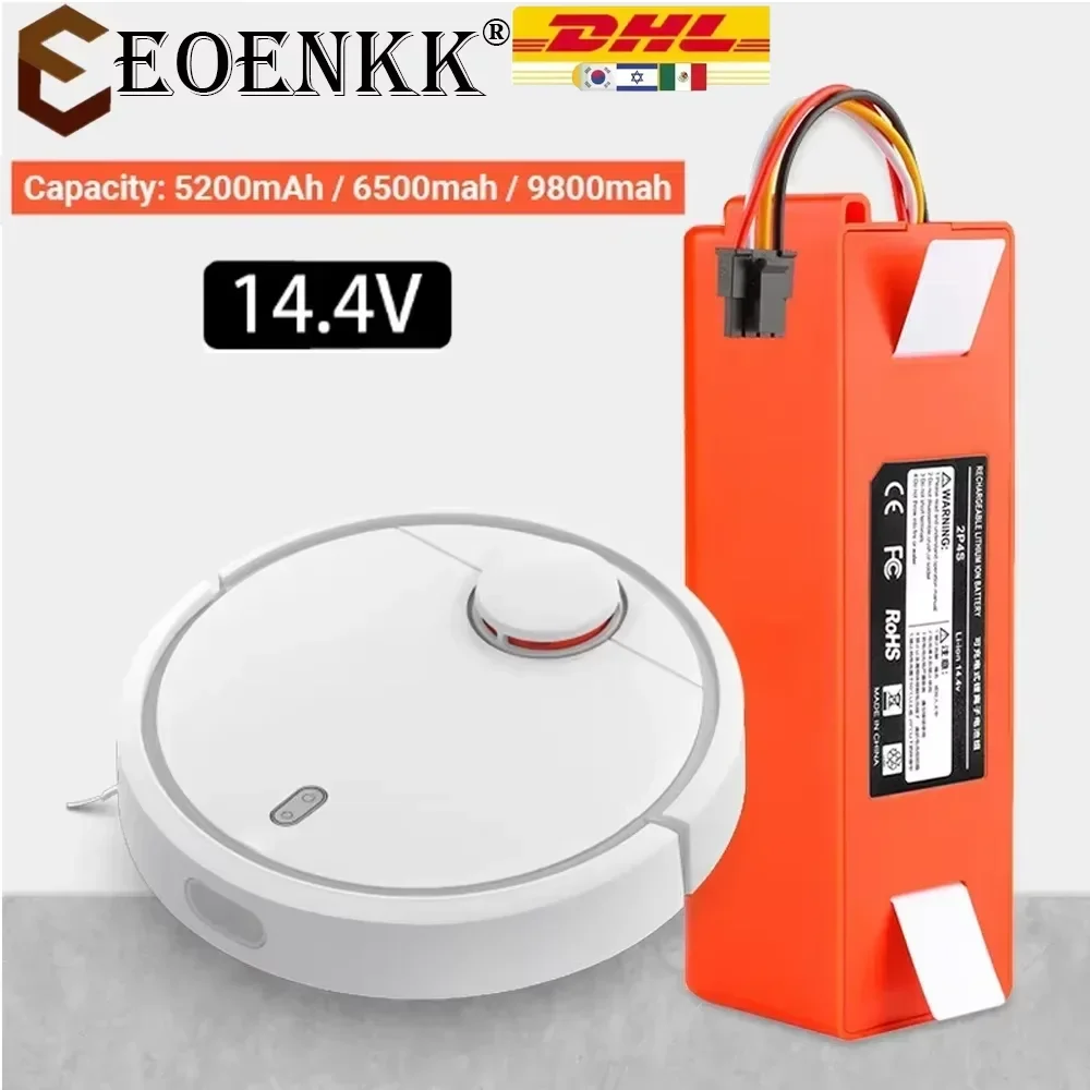 

New BRR-2P4S-5200S Vacuum Cleaner Automatic Battery Replacement for Xiaomi Roborock S55 S60 S65 S50 S51 S5 MAX S6 Parts