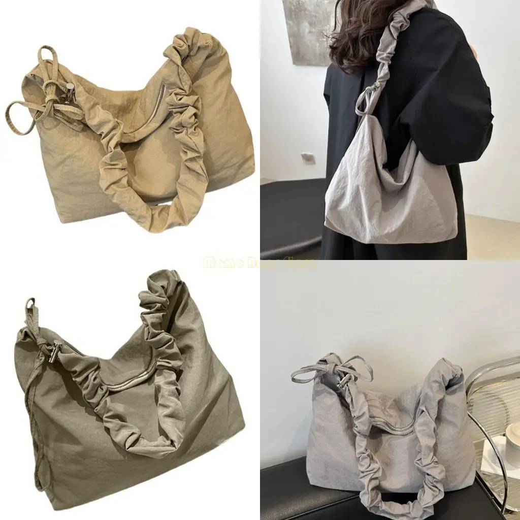 

X90d Женская сумка для плеча с плиссированной облачной сумкой с большой емкость