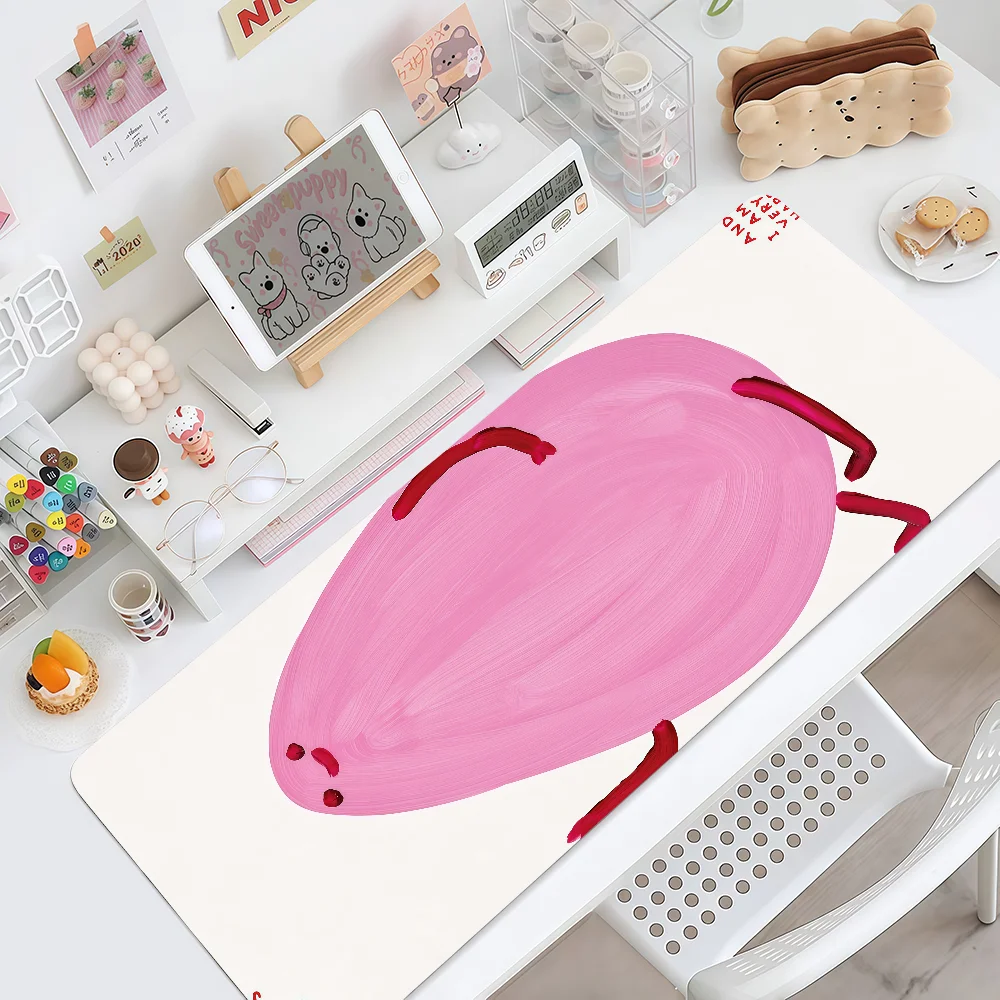 Mouse Pad MousePad Non-slip Lockedge Office S-Shrigley Student Artist Gaming Visual Thickened Large Writing Pad D-David Cushion