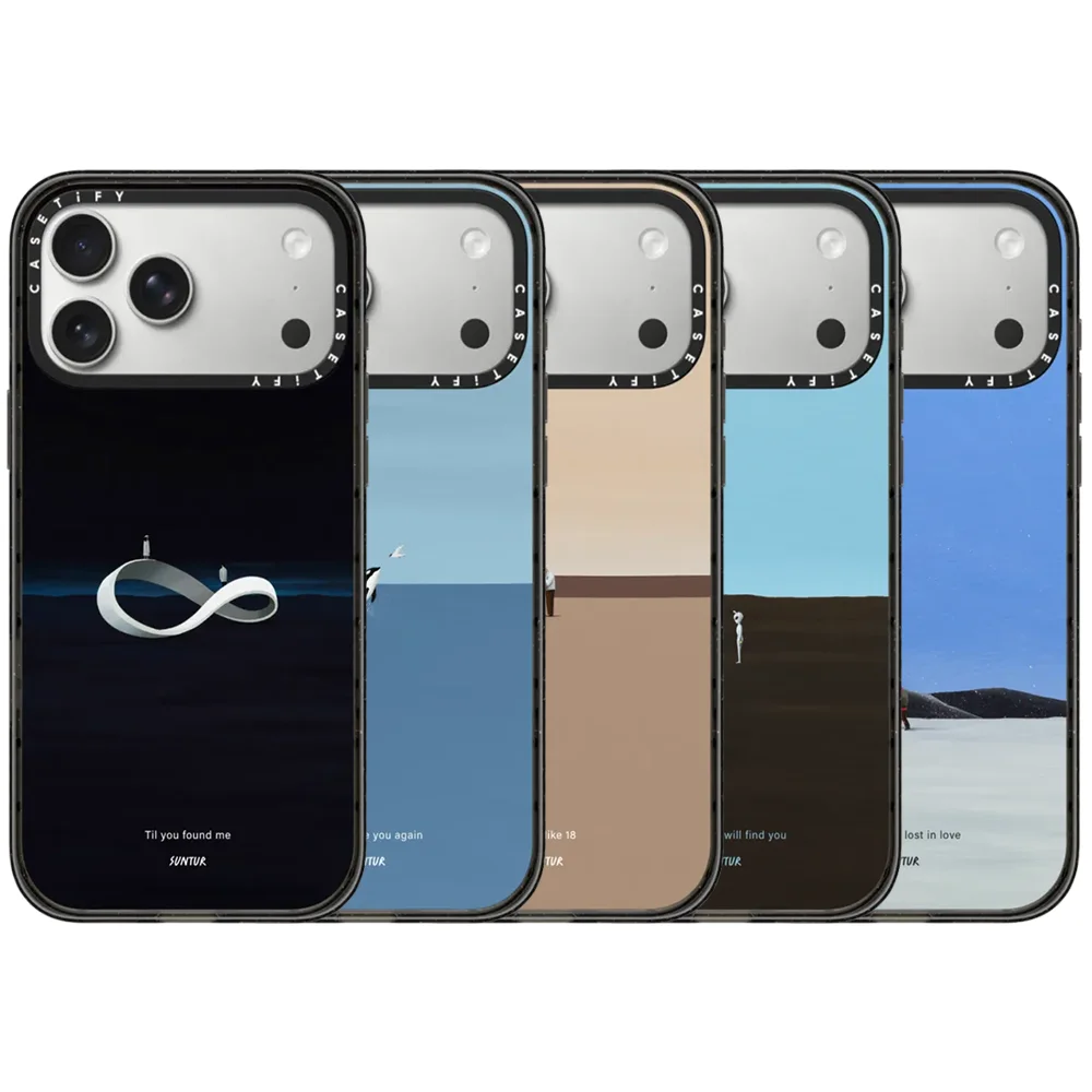 

CASETiFY Suntur Minimalist landscape Series Magnetic Drop-proof Case for iPhone 13 14 15 16 17 Pro Max Air Plus Protect Cover
