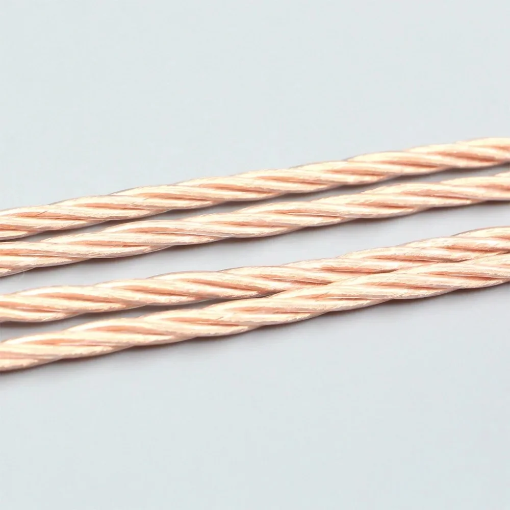 كابل سماعة رأس محوري مطلي بالفضة OCC ، لـ AKG K812 K872 ، سماعة رأس مرجعية LN007152