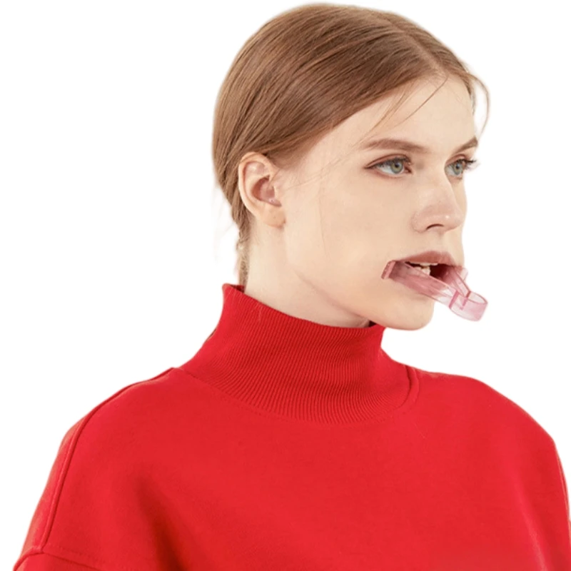 Entraîneur de mâchoire à mâcher en forme de V, raffermissement des muscles oraux, exercice du menton, amélioration des muscles du visage, mâchoire inférieure, 1/2/3/4 pièces