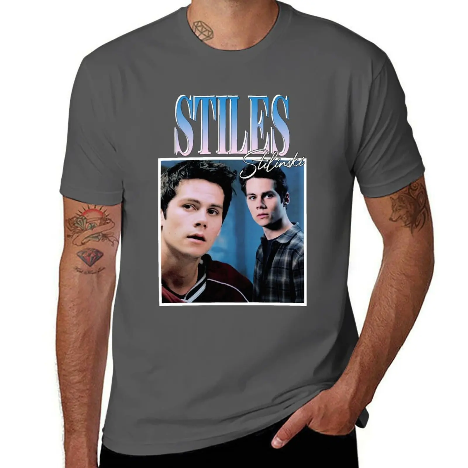 

Stilinski Stiles T-Shirt Soft Basic Cotton Short Sleeve Tee