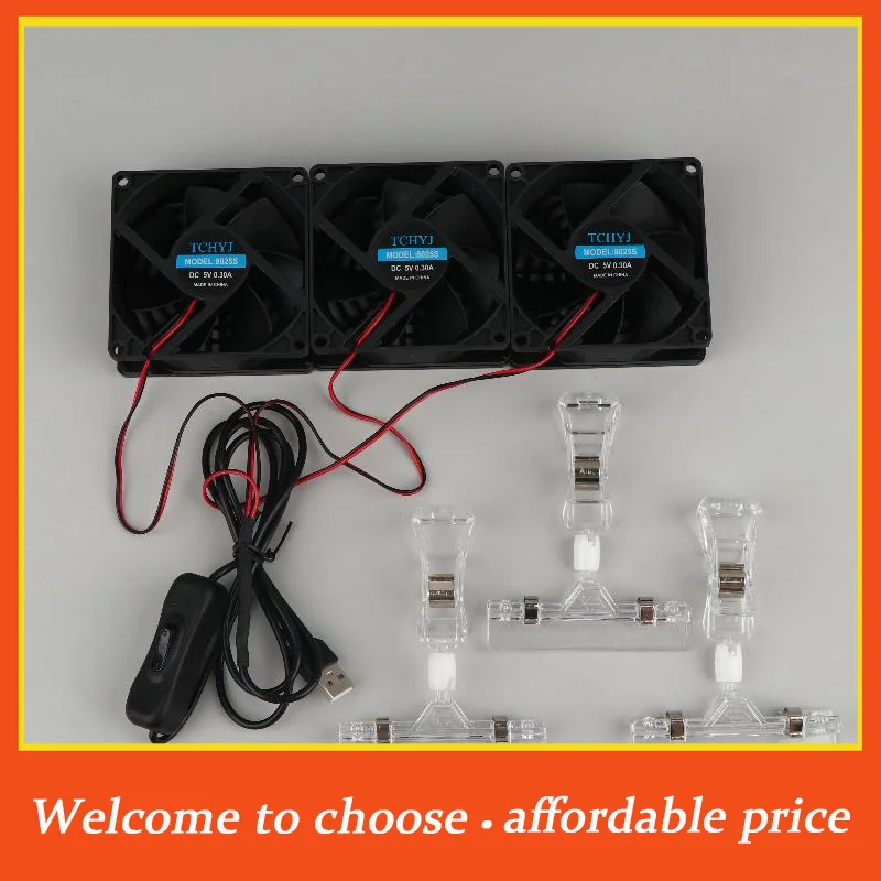 **Adjustable Angle Aquarium Cooling Fan Variable Speed USB Fish Tank Fan Fast Cooling Quiet Fish Tank Cooler Reptile Terrarium'