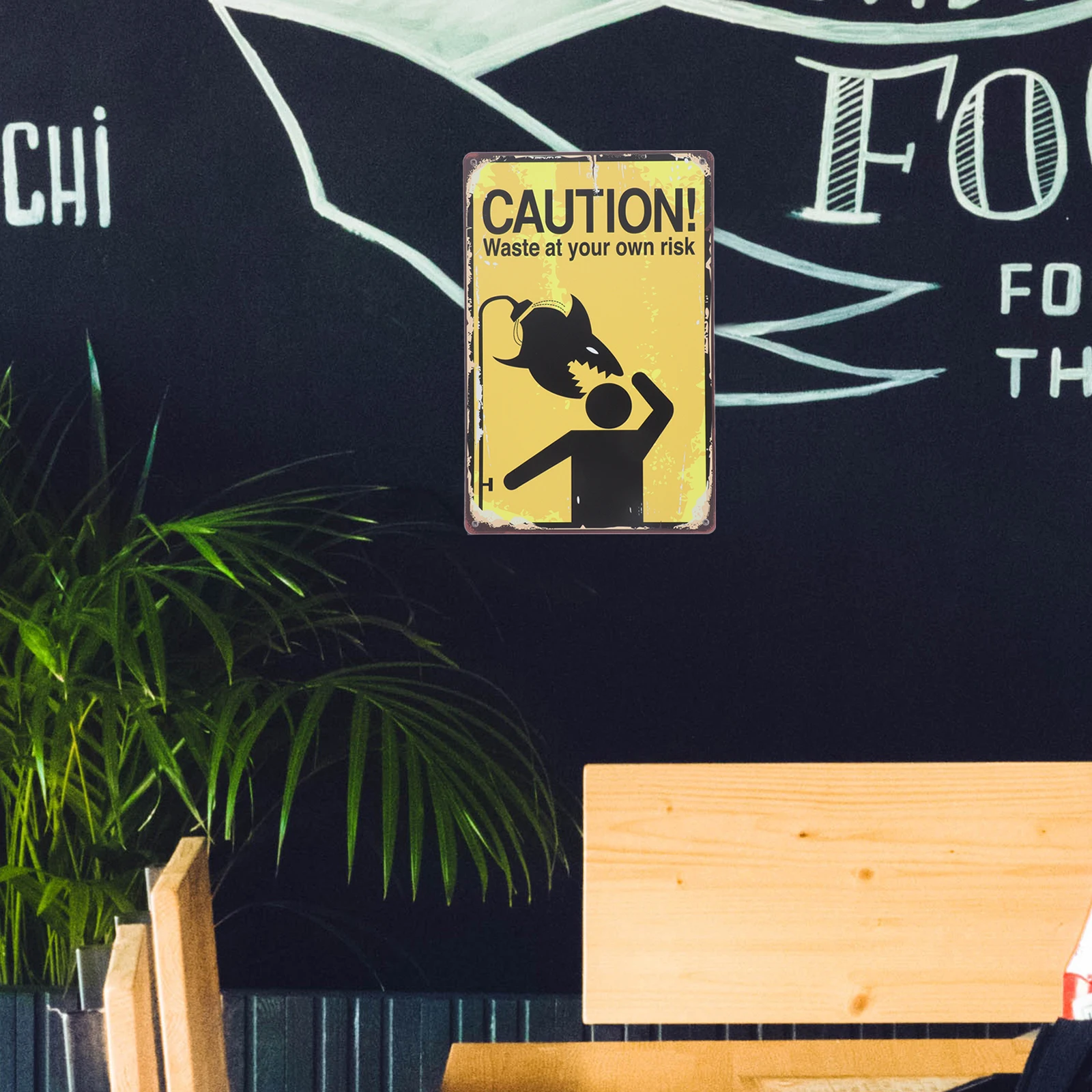 Prominent Metal Warning Safety For Indoor Outdoor Use Lightweight Security Versatile Application Resistant Wear Caution